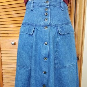 1980s Candies Denim Skirt